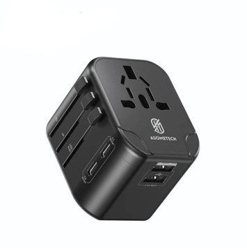 Універсальний дорожній адаптер ASOMETECH 4000W 5 в 1 Black 0831 фото