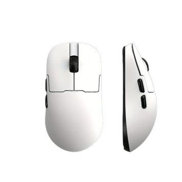 Беспроводная компьютерная игровая мышь AJAZZ с зарядной станцией AJ59PRO, White (Белая) 1481 фото