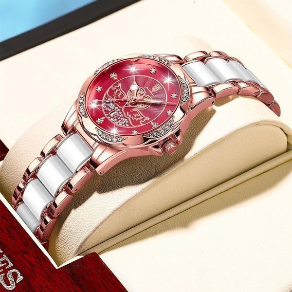 Женские часы Poedagar Red / Наручные часы (Красный) 1315 фото