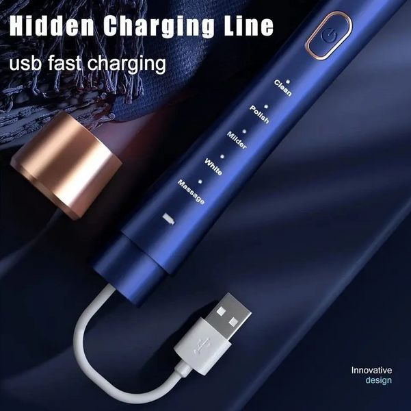 Електрична зубна щітка Sonic Electric Toothbrush, 5-ступеневий режим 0304 фото