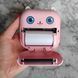Термопринтер дитячий Рожевий Mini Printer Bluetooth з функцією наклейок 0851a фото 4