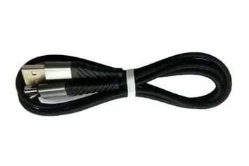 Кабель USB Type-C 1,5 м Black/Violet 0619 фото