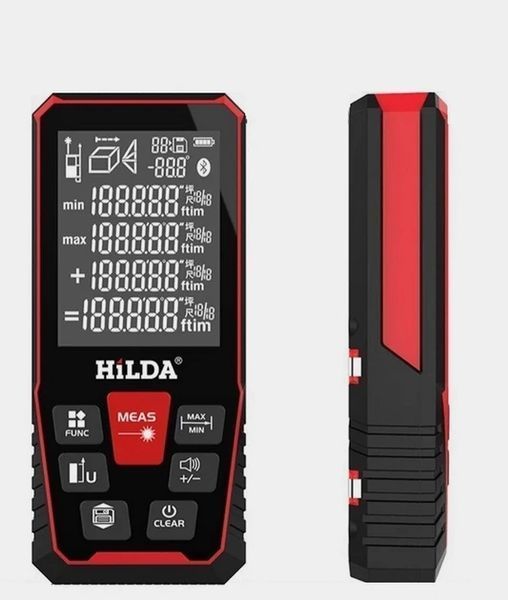 Лазерный аккумуляторный ручной дальномер Hilda на 100 метров 1312a фото