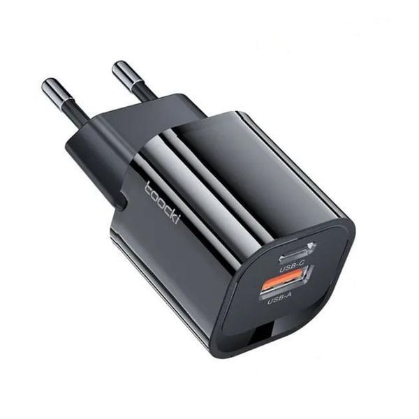 Зарядное устройство Toocki 33W USB+Type-C 0572 фото