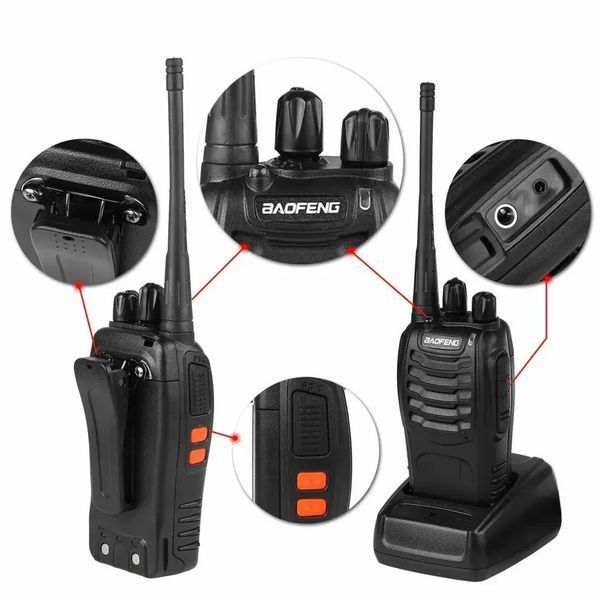 Комплект раций Baofeng BF-888S (4 шт) 0488a фото
