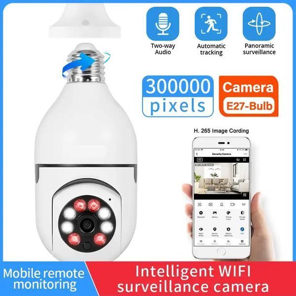 Wifi камера видеонаблюдения под цоколь Е27 Smart Camera 360&deg; 0559 фото