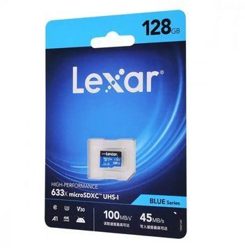 Карта пам'яті Lexar Micro SD 128 GB 633X 0789 фото