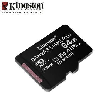 Карта пам'яті Kingston Canvas Plus 64 GB class 10 micro sd 0196 фото