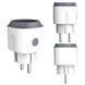 Смарт розетка Tuya Smart WiFi Head 16А ELC-SP01 з лічильником електроенергії 4400W, Grey 0153a фото 1