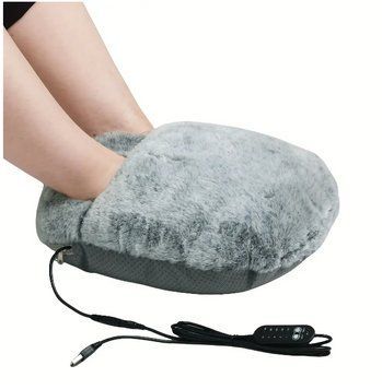 М'яка грілка для ніг з підігрівом USB, 5 режимів, Grey 2040 фото