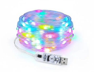 Гірлянда usb,20M.LotusLampX,RGB 2071b фото