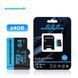Карта памяти SuperSonic MicroSD UHS-I U3 V30 A1 64 GB + адаптер 2018 фото 2