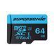 Карта памяти SuperSonic MicroSD UHS-I U3 V30 A1 64 GB + адаптер 2018 фото 1
