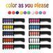 Набор расчесок с разноцветным мелом для волос Hair Chalk 10 шт 1132 фото 4