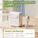 Портативний міні термопринтер LX-D3 White 2057c фото 4