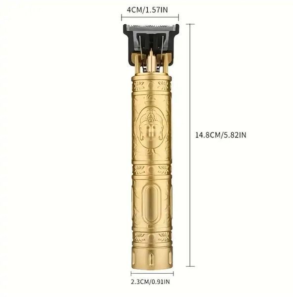 Триммер для волос и бороды Vintage T9 Будда. Gold 0404 фото