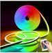 Гибкая неоновая лента RGB YY-2835 / Светодиодный неон 5м с пультом 1427 фото 2