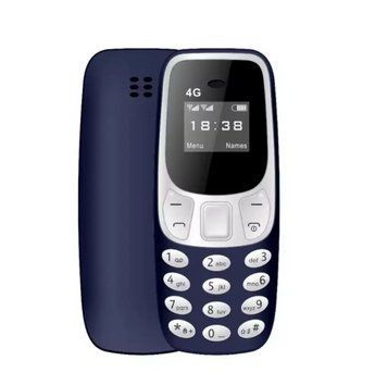 Міні-телефон SERVO BM10 з тримачем Blue 2019c фото