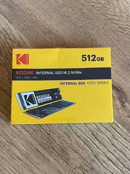 Внутрішній SSD m2 накопичувач Kodak x350 512 GB 1319 фото