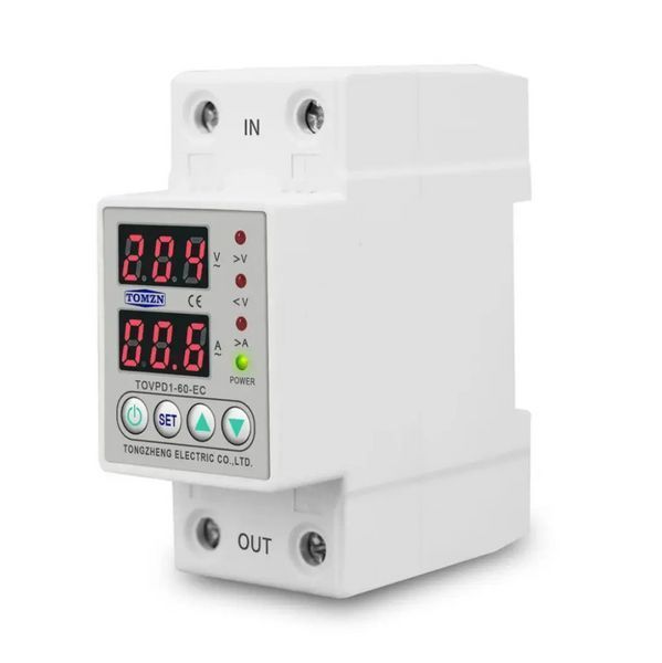 Дифференциальный автоматический выключатель TOMZN TOVPD1-60-EC / 60А 230V / Защита от перегрузки и короткого замыкания 0834 фото