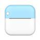 Портативний міні-термопринтер M3 blue/white + 1 рулон 0512 фото 2