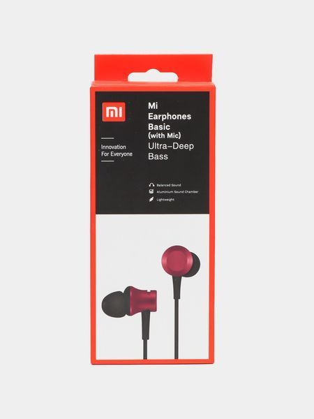 Навушники з мікрофоном Xiaomi mi Dual Dynamic Redе 0121a фото