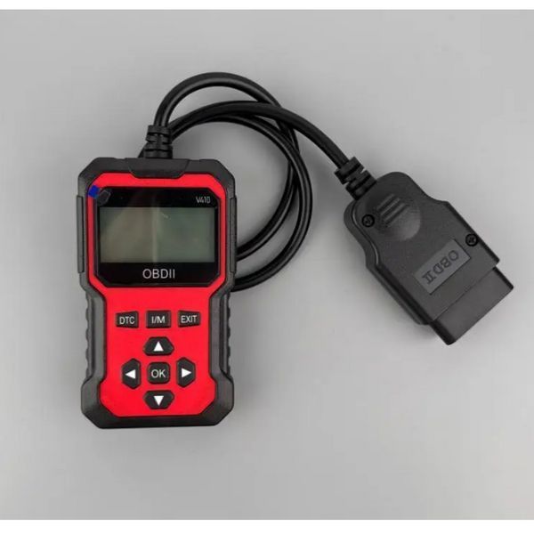 Автомобільний сканер OBDII V410, зчитувач кодів несправностей двигуна, Red 1852a фото