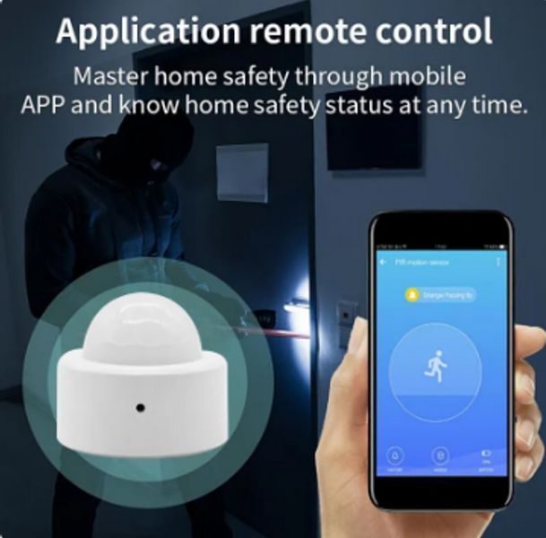 Датчик движения Tuya Zigbee Mini PIR Smart Life 0131 фото