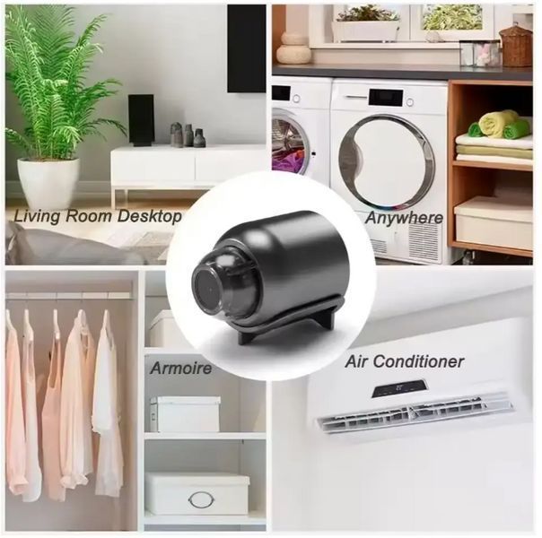 Бездротова мінікамера X5 Mini Z-IOT CAM, Black/ Wi-Fi IP камера відеоспостереження 0534d фото