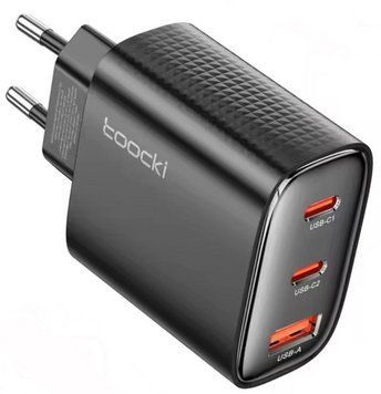 Зарядний пристрій Toocki 40W на 3 порти (2 USB-C, 1 USB-A) 0567 фото