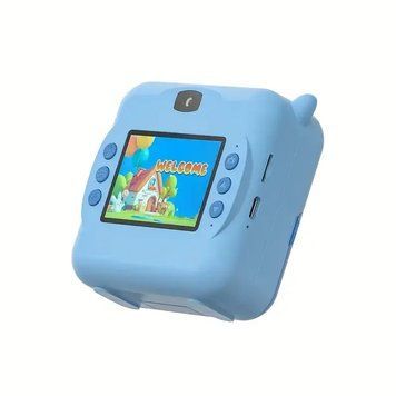 Камера для миттєвого друку Бегемот 1080P HD USB YK-008 Blue 1393a фото