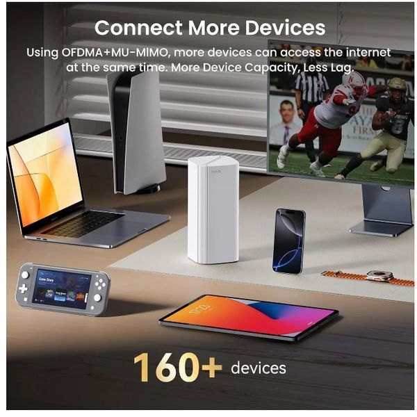 Mesh Wi-Fi система Tenda AX3000 Whole Home White (без коробки) 1834 фото