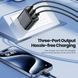 Зарядное устройство Toocki 40W на 3 порти (2 USB-C, 1 USB-A) 0567 фото 2