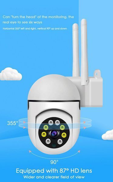 Бездротова Wi-Fi IP камера V360 Pro 2MP/1080P 0494 фото