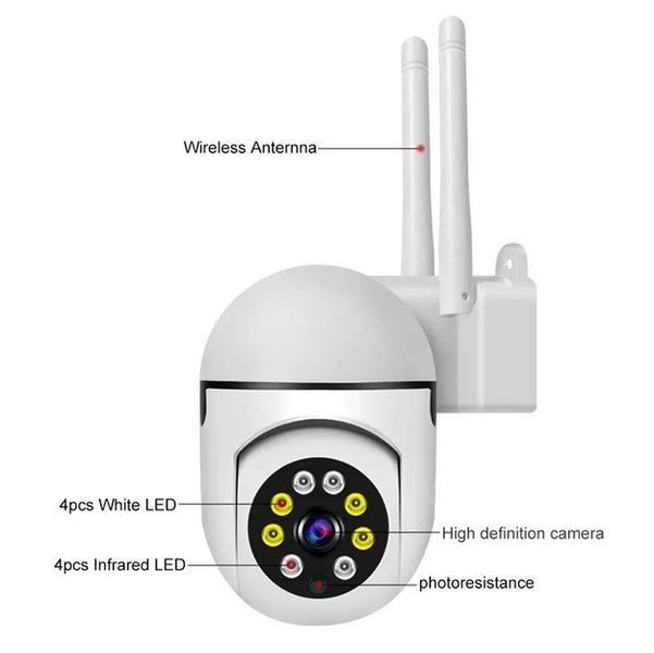 Бездротова Wi-Fi IP камера V360 Pro 2MP/1080P 0494 фото