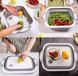 Складная разделочная доска Chopper Chopping Board 2 в 1 для мытья и резки 0060 фото 2