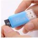 Адаптер USB 2.0 для Micro SD, Синій 1804a фото 2