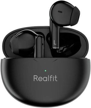 Шумопридушні бездротові навушники Realfit F2 PRO Bluetooth Black 0504 фото