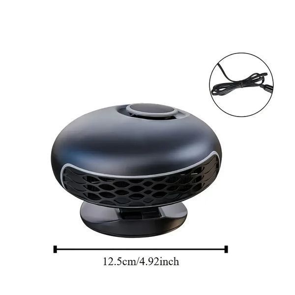 Портативный обогреватель для автомобиля 12V,150W, black 2036 фото