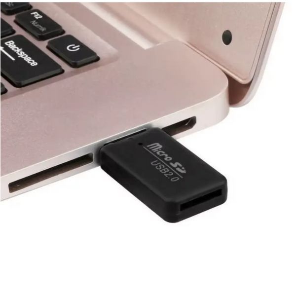 Адаптер USB 2.0 для Micro SD, Черный 1804 фото