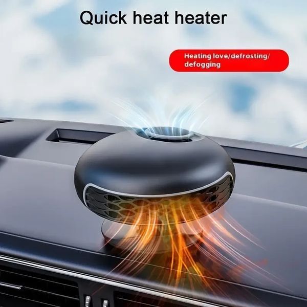 Портативный обогреватель для автомобиля 12V,150W, black 2036 фото