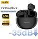 Шумопридушні бездротові навушники Realfit F2 PRO Bluetooth Black 0504 фото 2