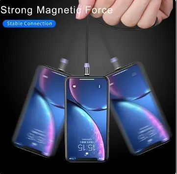 Магнитный кабель USB Type-C KEYSION LED 0124 фото