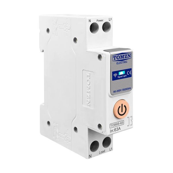 Розумний WiFi автомат TOMZN TOB9S-63 63A на DIN-рейку (Tuya / Smart Life) 2107b фото