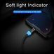Магнитный кабель USB Type-C KEYSION LED 0124 фото 2