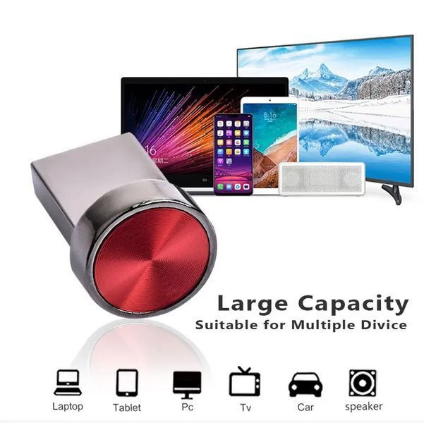 Флешка міні кнопка Jaster USB 2.0 64 Gb 0093 фото