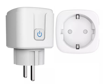 Розумна смарт розетка Tuya Smart WiFi Head 20А / З лічильником електроенергії 4400W / Дистанційне керування через телефон 0027 фото