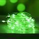 Уличная LED гирлянда на солнечной батарее 7м. Зеленый 0613 фото 4