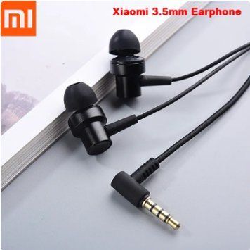 Навушники з мікрофоном Xiaomi mi earphones Dual Dynamic basic Чорні 0121 фото
