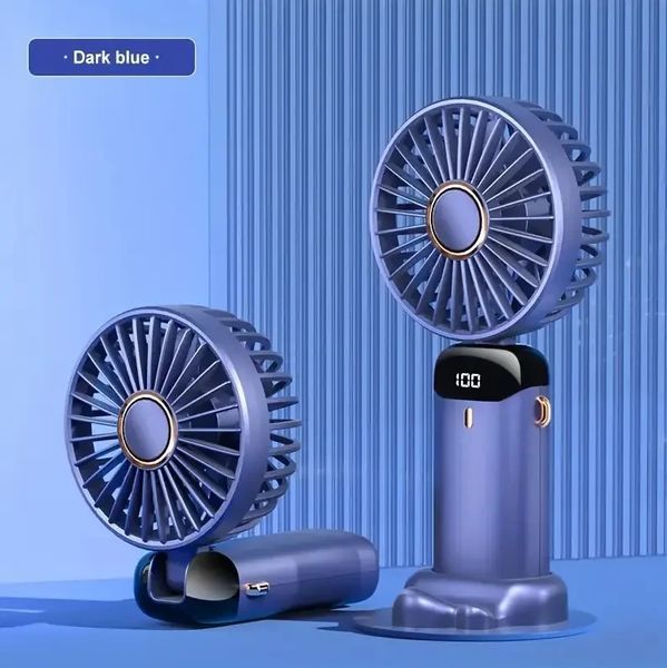Акумуляторний міні-вентилятор Fan N15 Blue 1440 фото